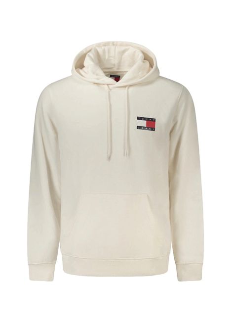 Tommy Hilfiger Regular Essential Flag Hoodie Ancient White Men TOMMY HILFIGER | Sweatshirts | DM0DM20738-YBH